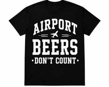 Airport Beers Don't Count T Shirt