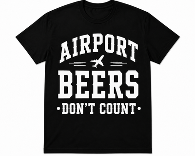 Airport Beers Don't Count T Shirt