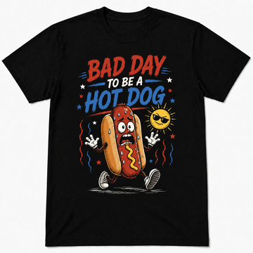 Bad Day To Be a Hotdog T Shirt
