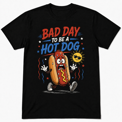 Bad Day To Be a Hotdog T Shirt
