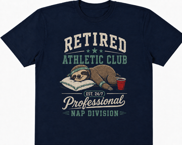 Retired Athletic Club- Professional Nap Division T Shirt
