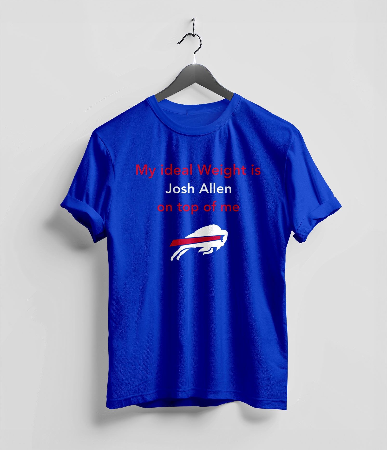 My ideal Weight is Jsh Allen on top of me